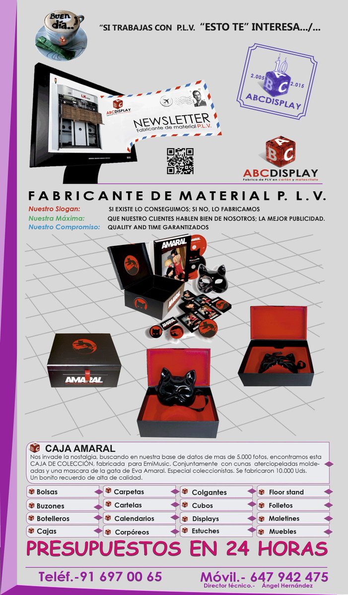 ABCDisplay_ES's tweet image. Buenos días, os mostramos un trabajo que hicimos para "EmiMusic", se trata de unas cajas de colección...