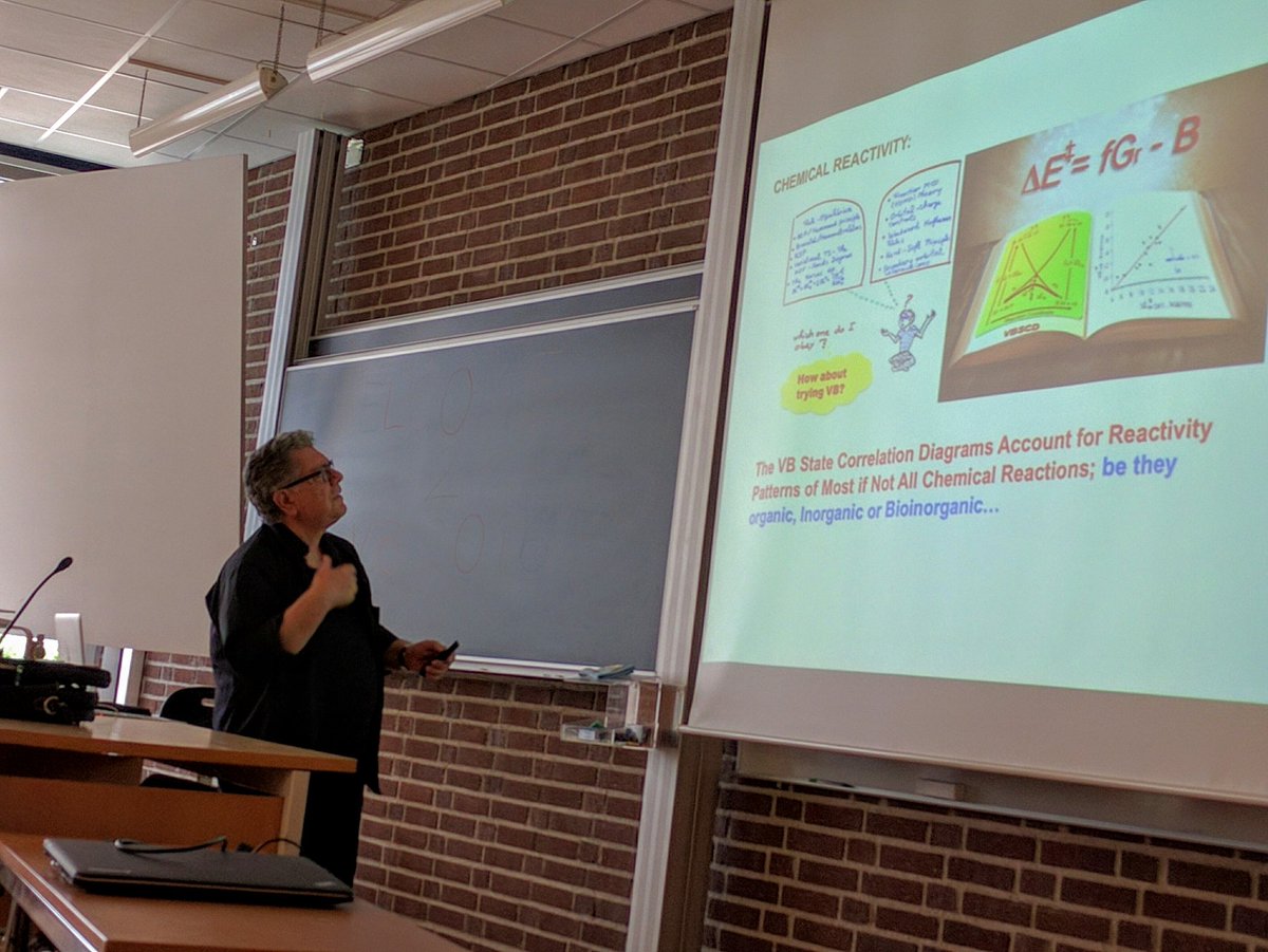 kamerlinlab's tweet photo. Sason Shaik tells us about insights from valence bond theory, at #EVB2016 https://t.co/eYnGm6589D