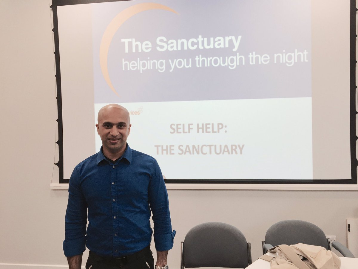 NurseNofie's tweet photo. Bolton GMP discussing when to use #selfhelpservices #thesanctuary as part of #CRADLEStraining https://t.co/wdvpgF9nXq