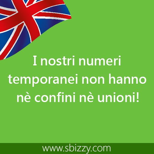 socialSbizzy's tweet photo. Oltre le #unioni e i confini.. i numeri Sbizzy funzionano ovunque! #Brexit https://t.co/OA0WSYuAdM