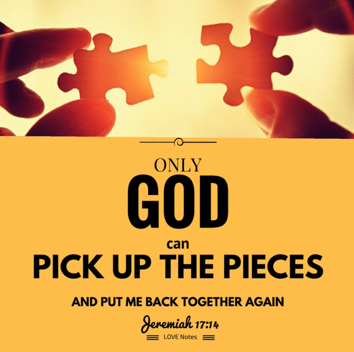 MAndersonEddins's tweet photo. #YourHeart is #APuzzle that #onlyGODCan #FigureOut
#GODSpecializes in #DamagedGoods
#PutMeBackTogether #AsNoManCould https://t.co/7BnR7iYFeS