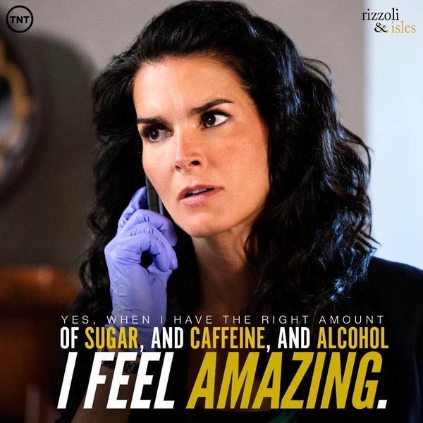 Rizzoli_Return's tweet photo. Make yourself an (un)appropriate #JaneFriday. Have a fun #weekend. 
#RizzoliandIsles #Janeism https://t.co/n2oXRGVxjM