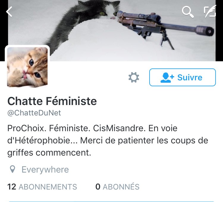 CigogneDuNet's tweet photo. N. 89 : @ChatteDuNet se dit "en voie d'Hétérophobie".
Ça fait peur...
#TeamCdN https://t.co/iC4jkTDGiV