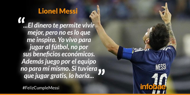 infobae's tweet photo. #FelizCumpleMessi | El mejor futbolista del planeta cumple 29 años https://t.co/wNKzVgza4J https://t.co/J9u4IbhO3J