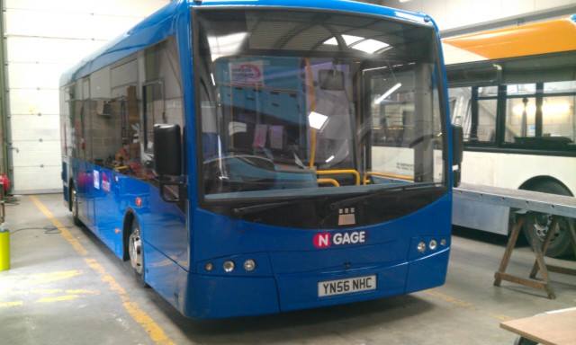BlkpoolDesign's tweet photo. The @ngage01 bus now completed and looking great and ready for launch. https://t.co/O0WwUURnjX