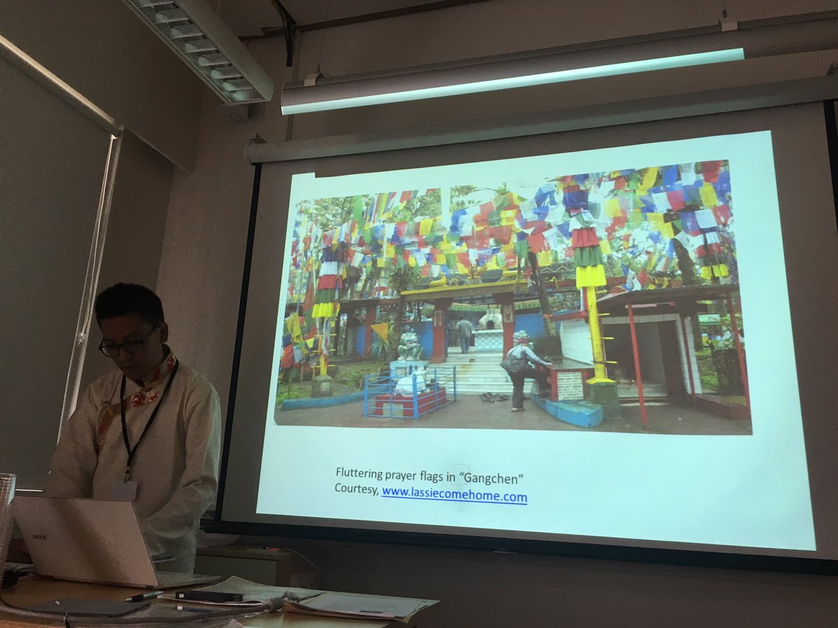 dibyeshanand's tweet photo. Jigme Yeshi Lama presenting most eloquently on post national aspirations of Tibetans in South Asia #IATS16 https://t.co/PeOaTOPvj4