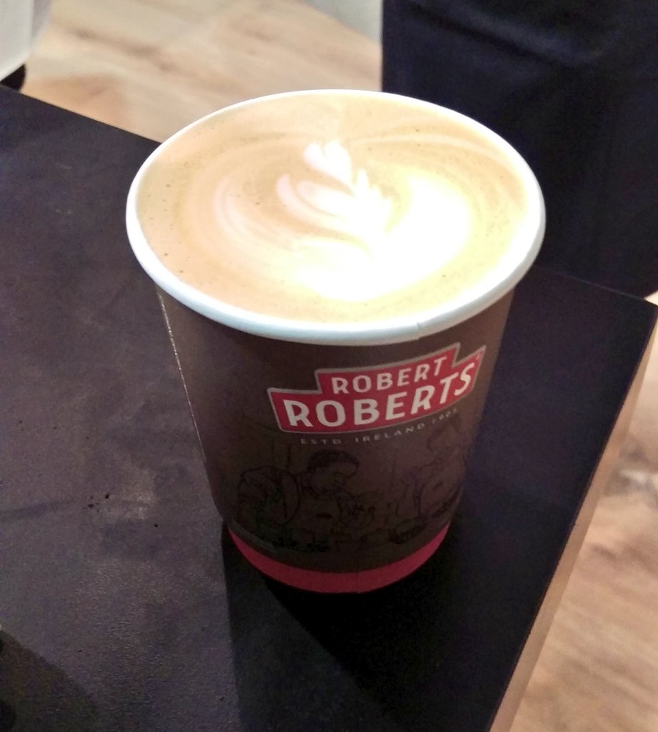 ABSalesCork's tweet image. Just arrived at the #WOCDublin2016 and more importantly the @RobtRoberts stand for my coffee. ☕