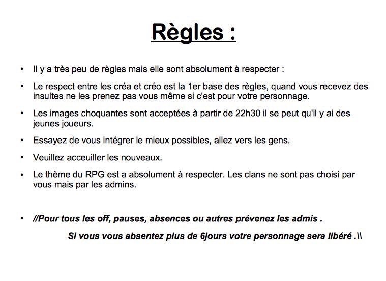 RpgCOS_'s tweet image. ⤷contexte rpg + règles⤶