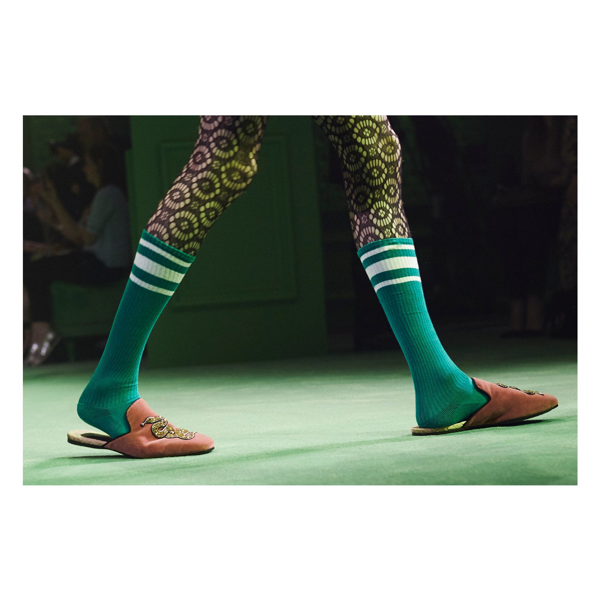 on X: "Velvet and socks the men's #GucciSS17 runway. https://t.co/VHK3tAuXw6" / X