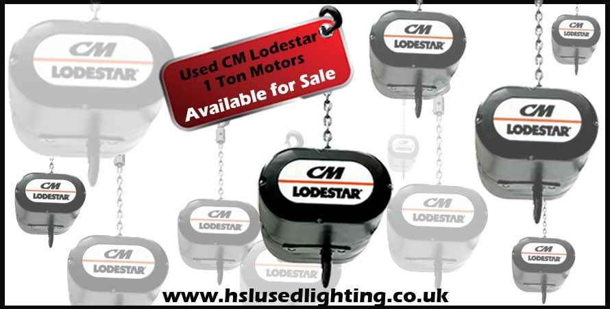 HSLUsedLighting's tweet photo. CM Lodestar 1 Ton Motors for sales take a look: https://t.co/xvMsSh6k2N
#usedlighting #motors #lodestar #usedmotors https://t.co/xrytpuSYsZ