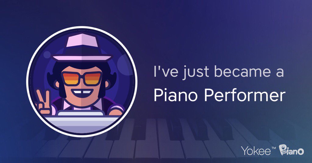 rynn182's tweet photo. I've just became a Piano Performer @yokeepiano https://t.co/k4zTwPfWmQ https://t.co/cPSNy376NR