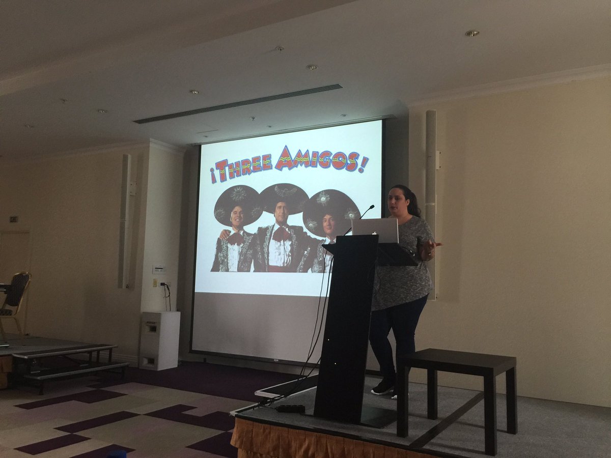 richpaige's tweet photo. Unexpected appearance of the Three Amigos at #EICS2016 https://t.co/AM2N3OqW78