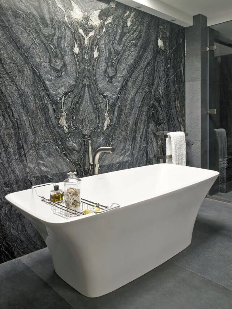 Another marble wall feature for the bathrooms! take a look!