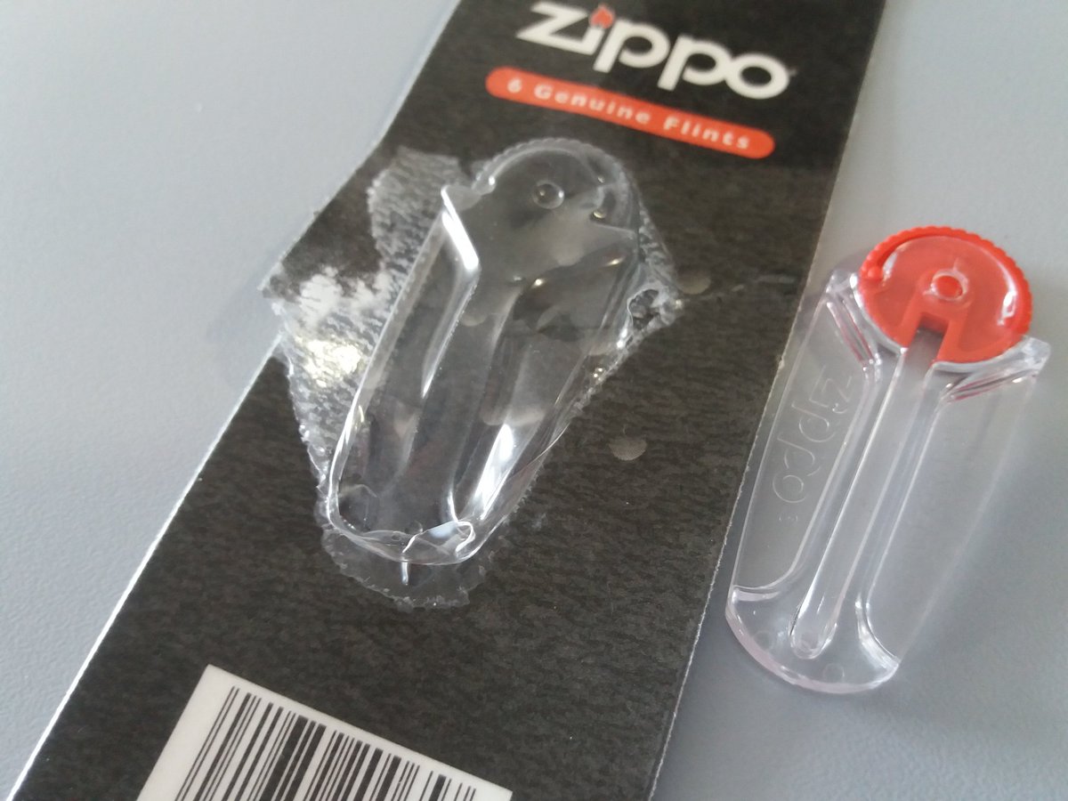 ivanhoe2007's tweet photo. @Zippo Today I bought #zippo 6 genuine flints in Croatia and I get 0 of them! The case was originaly packed, empty. https://t.co/Xr9cJHoBra