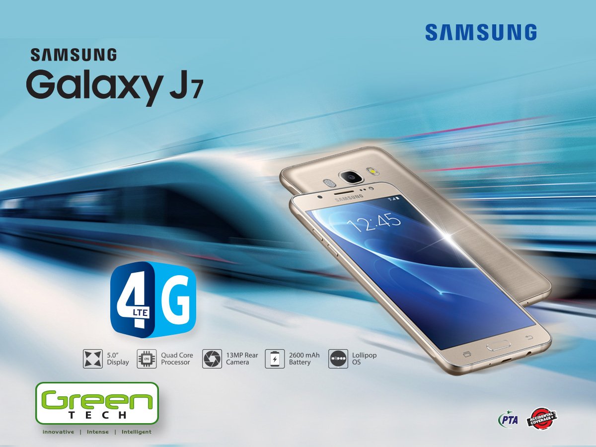 GreentechPK's tweet image. Samsung Galaxy J7 4G LTE.
#QuadCoreProcessor #4GLTE #13MPrearCamera #LollipopOS #GreenTech #GoGreen