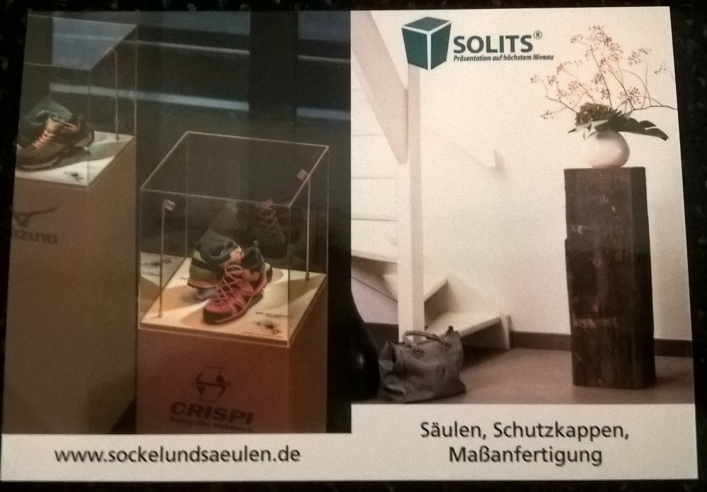 SolitsSockel's tweet photo. Soeben meine neuen Visitenkarten erhalten #Solits #Säulen #Schutzkappen #Maßanfertigungen https://t.co/KrIHK4PObl