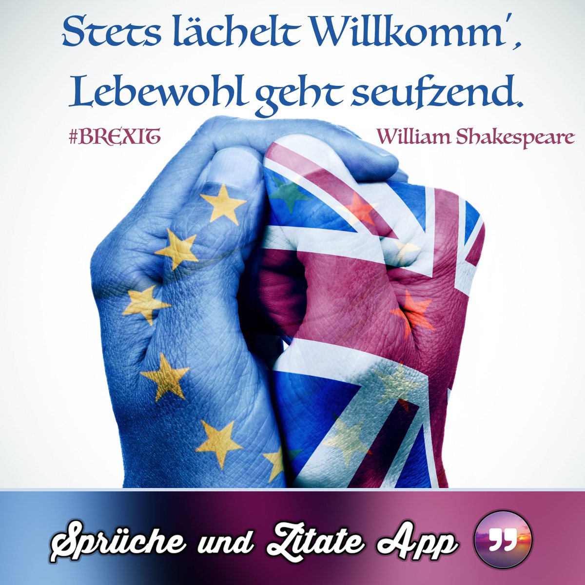 AndroidAppJunky's tweet image. Time to say goodbye #brexit #shakespeare #uk #goodbye