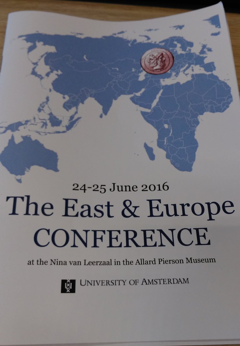 Happening NOW!
The East &amp; Europe #Conference in @AllardPiersonMu 
#Universiy_of_Amsterdam #AHM_UvA #ARTES