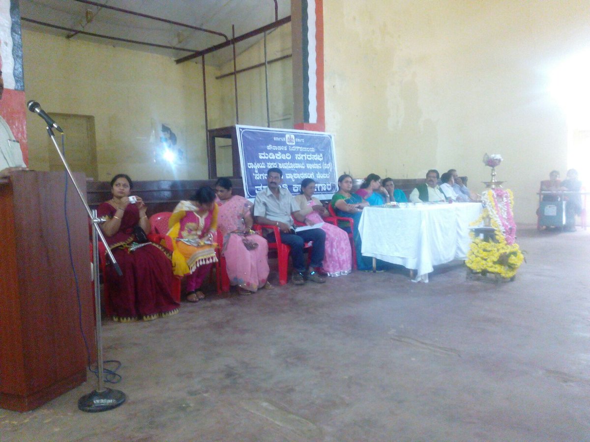 daynulm's tweet photo. Street vendors trainings  &amp; issue of ID cards program  held @ Kodagu district. Karnataka. https://t.co/HcZJBd4pm2