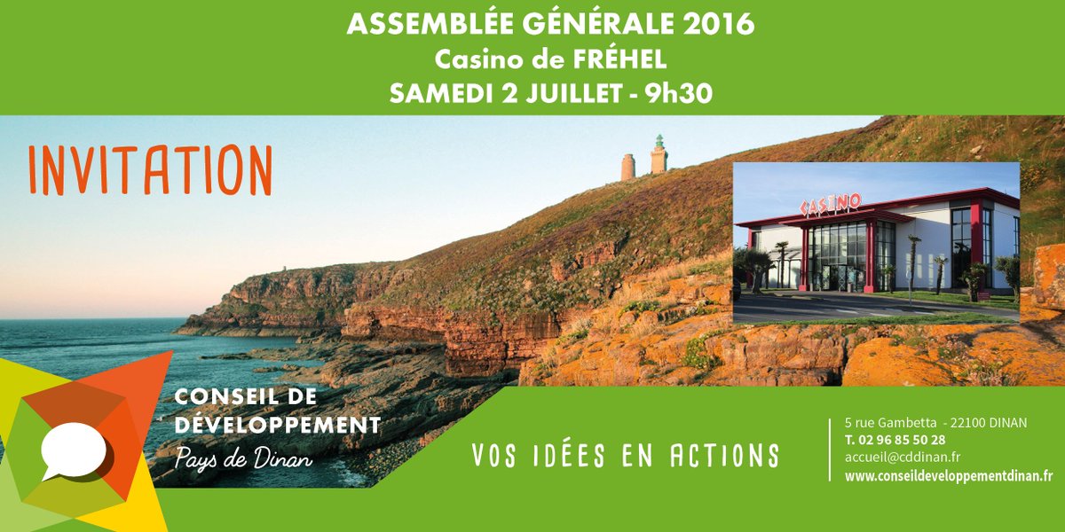 AG le 2 juillet à Fréhel
Venez nombreux!