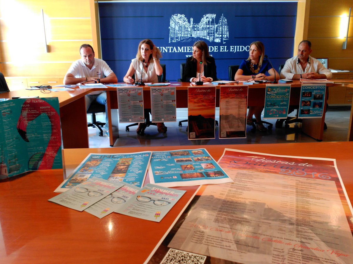 AlmudenaFv's tweet photo. @AytoElEjido presenta programa de ocio para el verano. Más de 260 actividades para #ElEjido. Detalles en @ElAlmeria https://t.co/kkschQQ34A