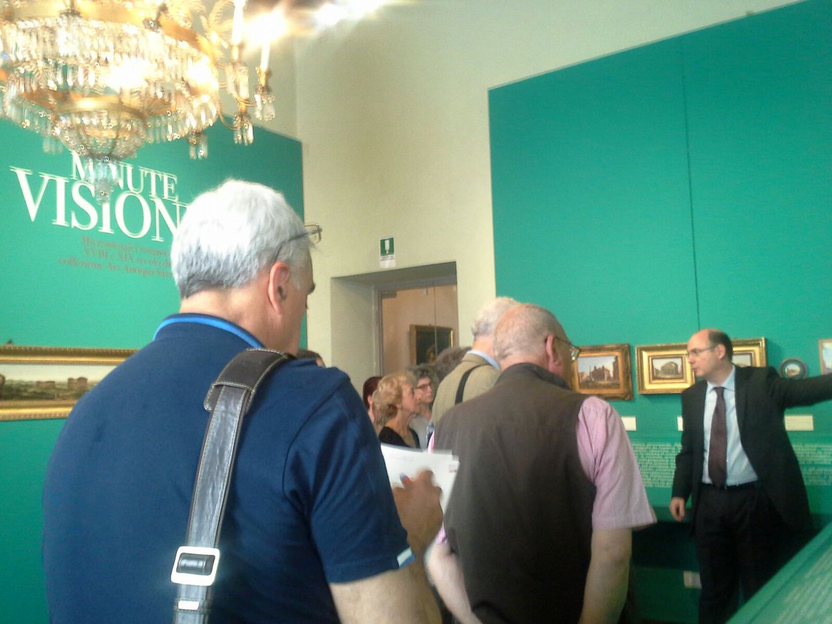 museiincomune's tweet photo. Al #MuseoNapoleonico stiamo presentando alla stampa la deliziosa mostra sui micromosaici romani #MinuteVisioni https://t.co/dPILH8tnCk