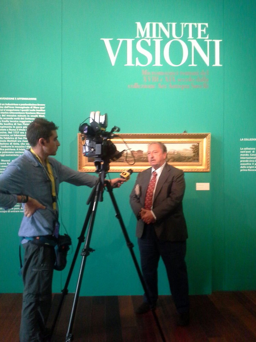 museiincomune's tweet photo. Al #MuseoNapoleonico stiamo presentando alla stampa la deliziosa mostra sui micromosaici romani #MinuteVisioni https://t.co/dPILH8tnCk