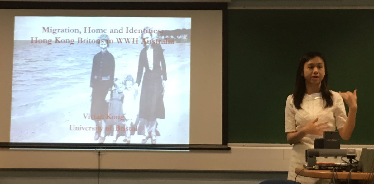 ImkePolland's tweet photo. @viviankonghk now presenting on "Hong Kong Britons in Second World War Australia" at #BATW2016 https://t.co/6fXTzTrgtn