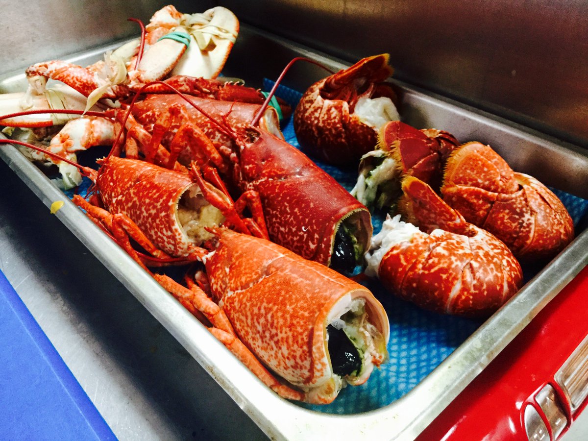 ArtSchoolLpool's tweet photo. We've had a delivery of glorious #NativeLobsters from @WardsFish. They're sweet, full &amp; bright. #GoNative https://t.co/53ertPJzQ5
