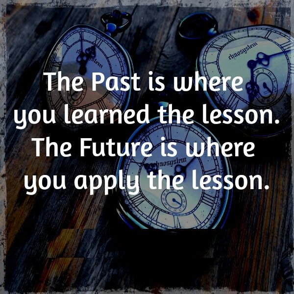 SmsApplication's tweet image. The past is where you learned the lesson. The #future is where you apply the lesson.
#LifeLessons #ThoughtOfTheDay