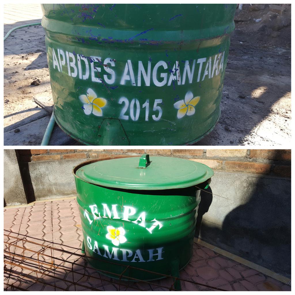 Dana Desa jg bs tuk sediakan tempat sampah warga... seperti di Desa Angantakan, Badung, Bali <a href="/KemenDesa/">Fast Track Travel</a> <a href="/DitjenPPMD/">Ditjen PPMD</a>