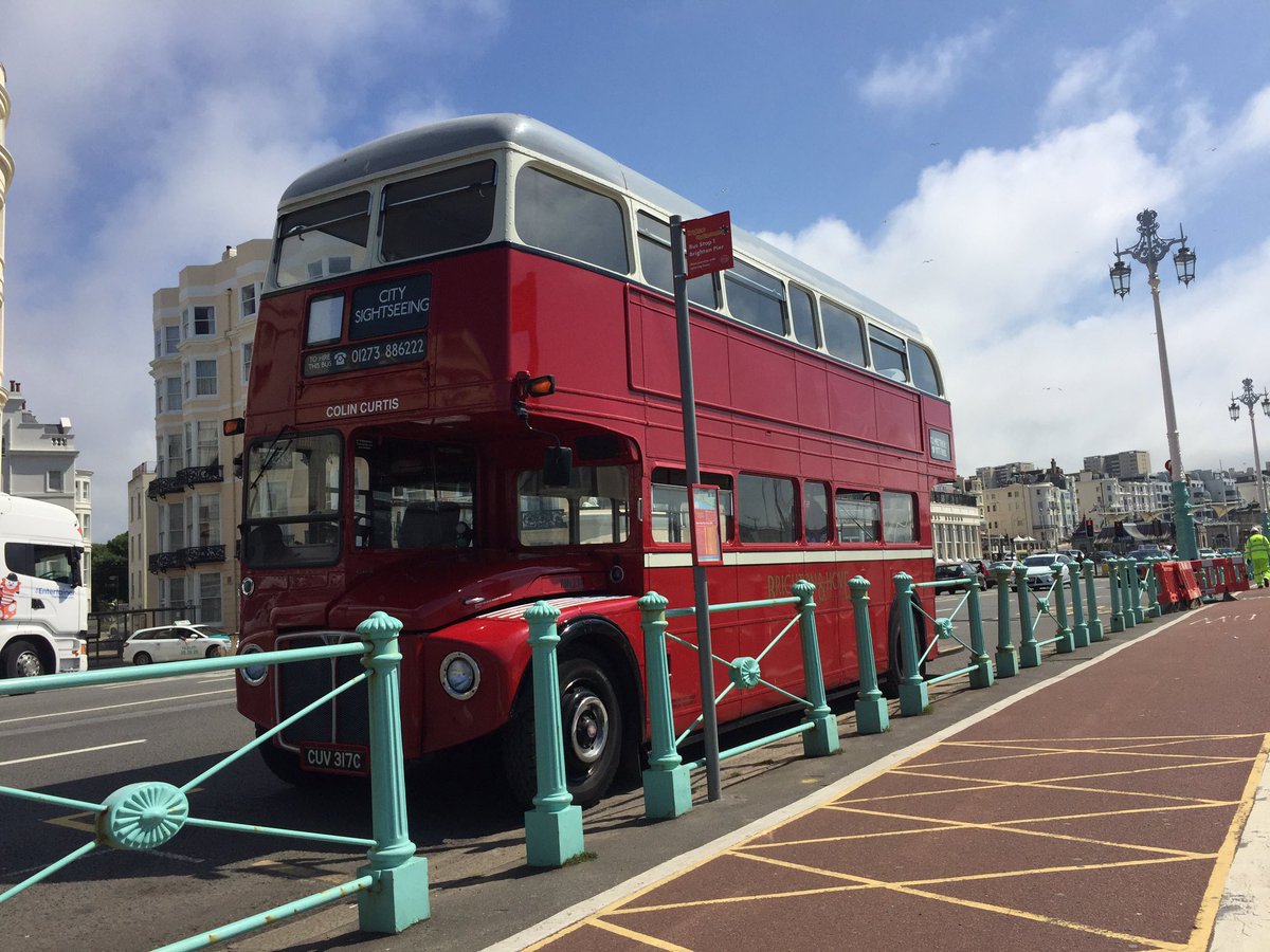 CSightseeingBtn's tweet photo. We have our heritage Routemaster from @BtnHoveCoaches with us today as our ticket office! Come take a peek 😁😎👍🏻🇬🇧 https://t.co/idesS6MCav