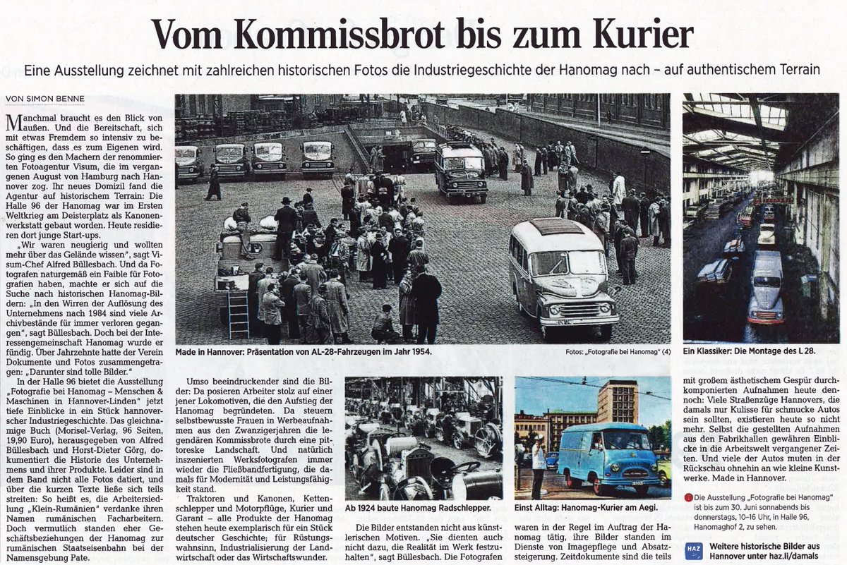 Rekordausstellung. Am Donnerstag kamen bei schönstem Sonnenwetter knapp 80 Besucher zur Hanomag Ausstellung!