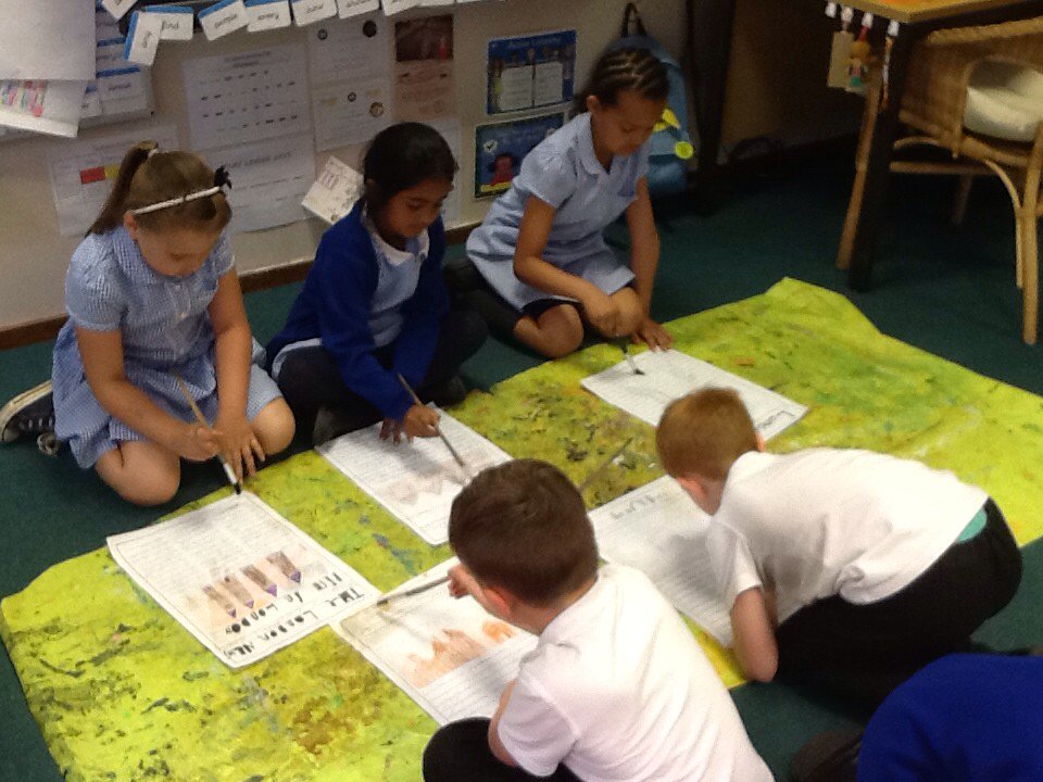 Mi55_Jackson's tweet photo. Y2: Coffee staining our Great Fire of London news reports @Battyeford https://t.co/v21addixAU