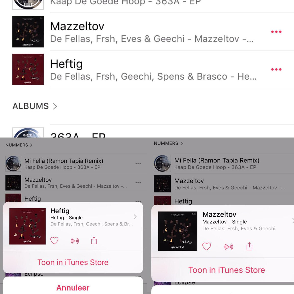 HPFmusic's tweet photo. #Heftig &amp; #Mazzeltov ook te beluisteren op Apple Music https://t.co/rNMfBSOAOy