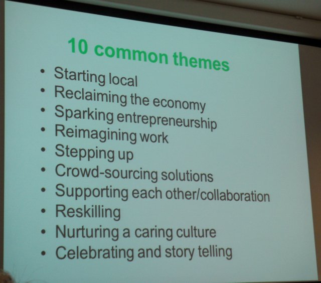 RCELondon's tweet photo. Transition Towns: Linking local communities with... | Hilary Jennings @ #RCELondon2016 
https://t.co/RXyf1K93Ht #ESD https://t.co/wIy546GA57