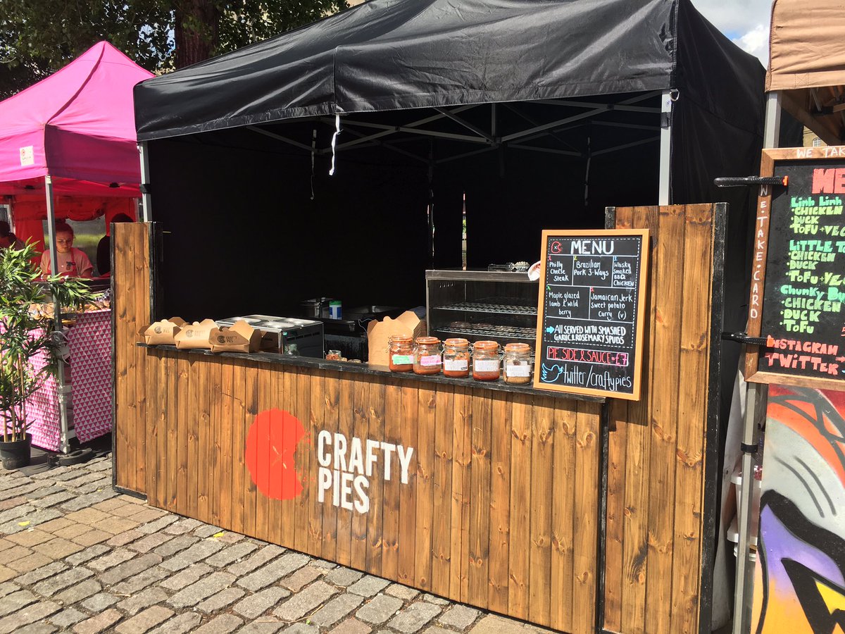 craftypies's tweet photo. Ready for a big day at St. Katherine's Docks with @EpicureanEvent COME GET A PIE https://t.co/B1jKgzXVmx