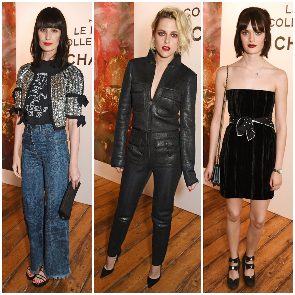 BritishVogue's tweet photo. See what the stars wore to the launch of Chanel’s new make-up collection last night https://t.co/pj0Yqk1o09 https://t.co/qBParit3cY