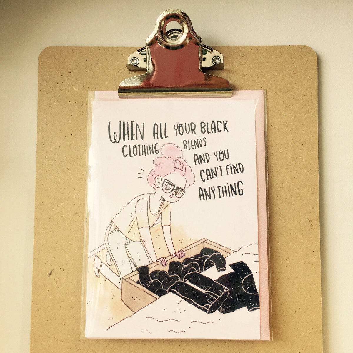StationeryC's tweet photo. TRUTH!
#frannerd #greetingcards #black #fashion #illustration #shoplocal #congleton #cheshire https://t.co/M2XdP1szM3
