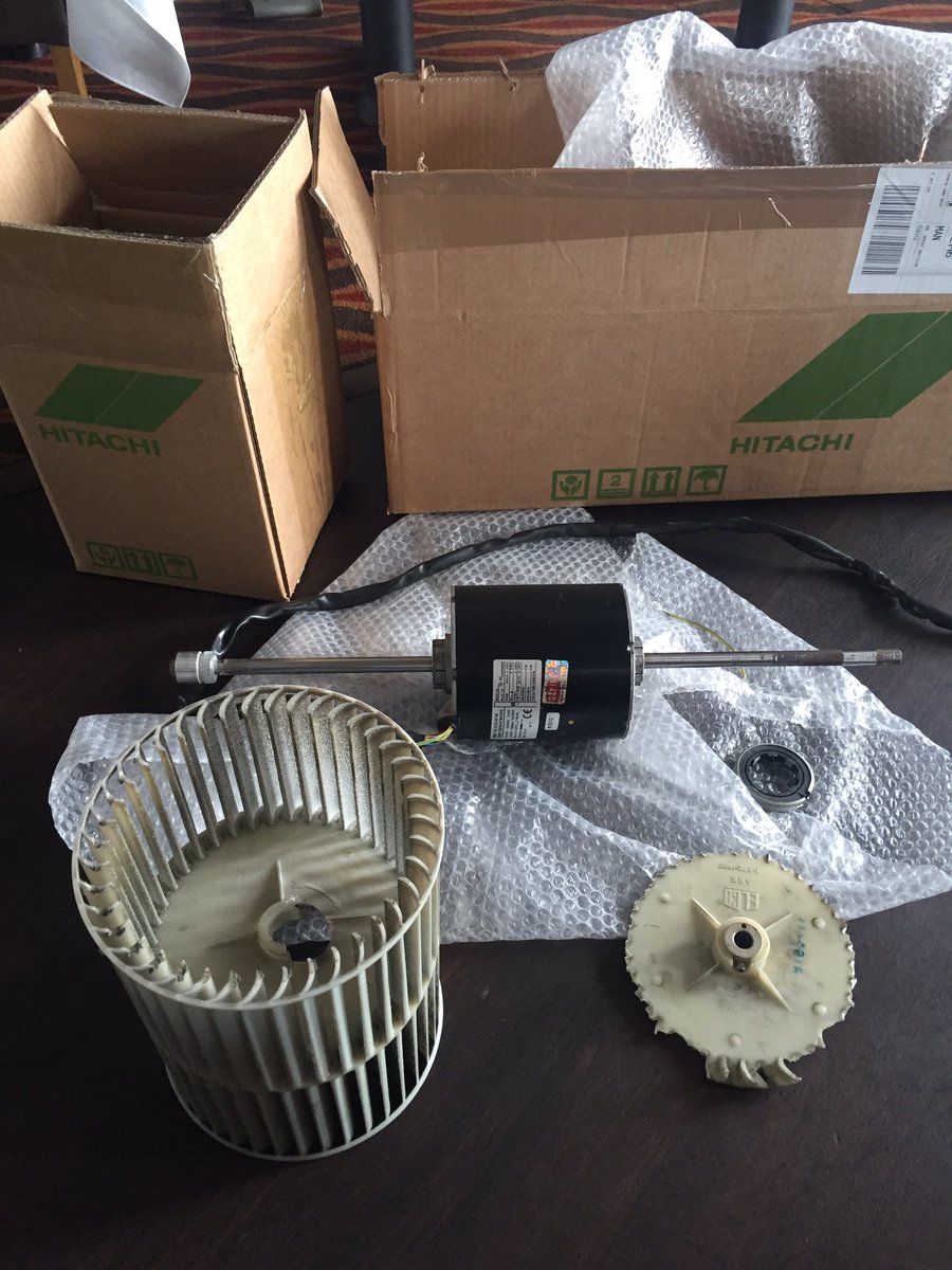 PerfectTempEng's tweet photo. Replacement fan motor and fan blades undertaken earlier this week. Make sure your systems are running correctly. https://t.co/LEafPXjTGg