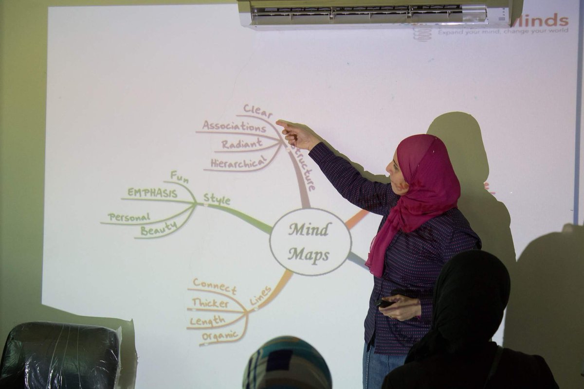 RihamSamirActv's tweet image. @Tony_Buzan 
Spreading a new learning culture in Egypt 
"Train your Brain " Program
#Mindmapping #Memory skills