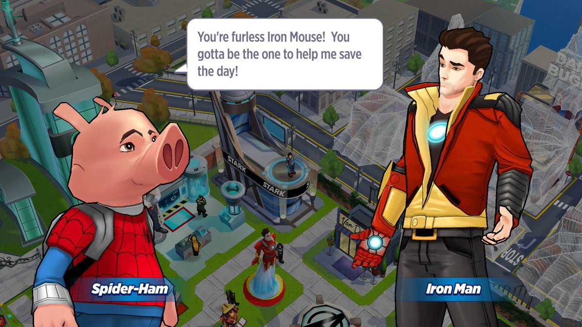 so if spiderham and iron mouse are parallels of spiderman and iron man....is rocket raccoon actually me