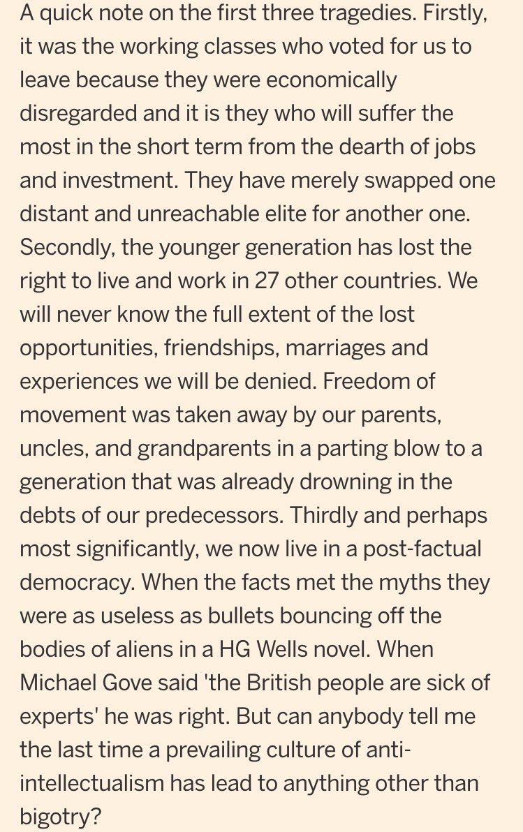 Tragic and absolutely accurate comment from <a href="/FinancialTimes/">Financial Times</a>