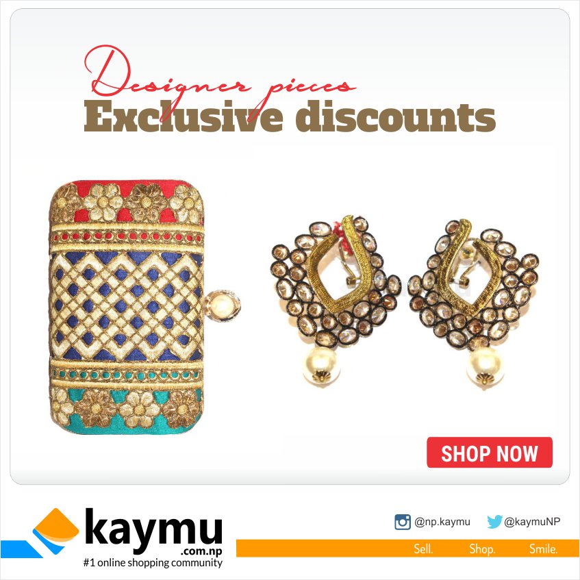 Stand out in the crowd.. Say yes to these #designercollections.
SHOP HERE ➡ bit.ly/291uk8S
#buyonkaymu