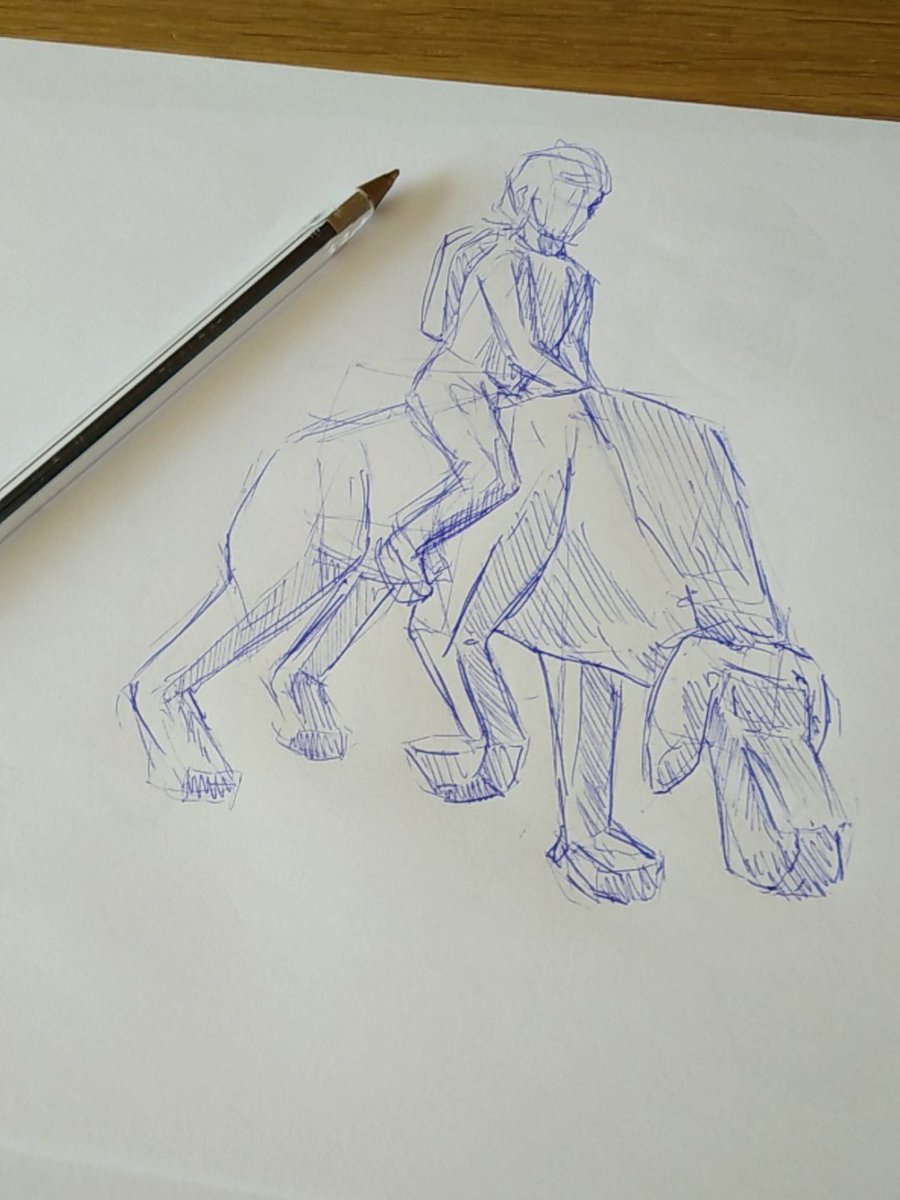 Sketching shapes for new illustration "how the cool kids go to school" #sketch