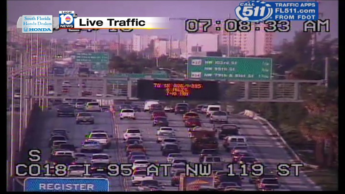 Crash on I-95 SB and NW 119th #TRAFFIC #MIAMI https://t.co/bS7ggBU4Zu