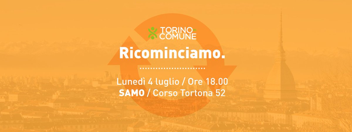 ToInComune's tweet image. È tempo di riorganizzarsi, ripartendo dal buono che abbiamo fatto in questi mesi @GAiraudo bit.ly/Ricominciamo