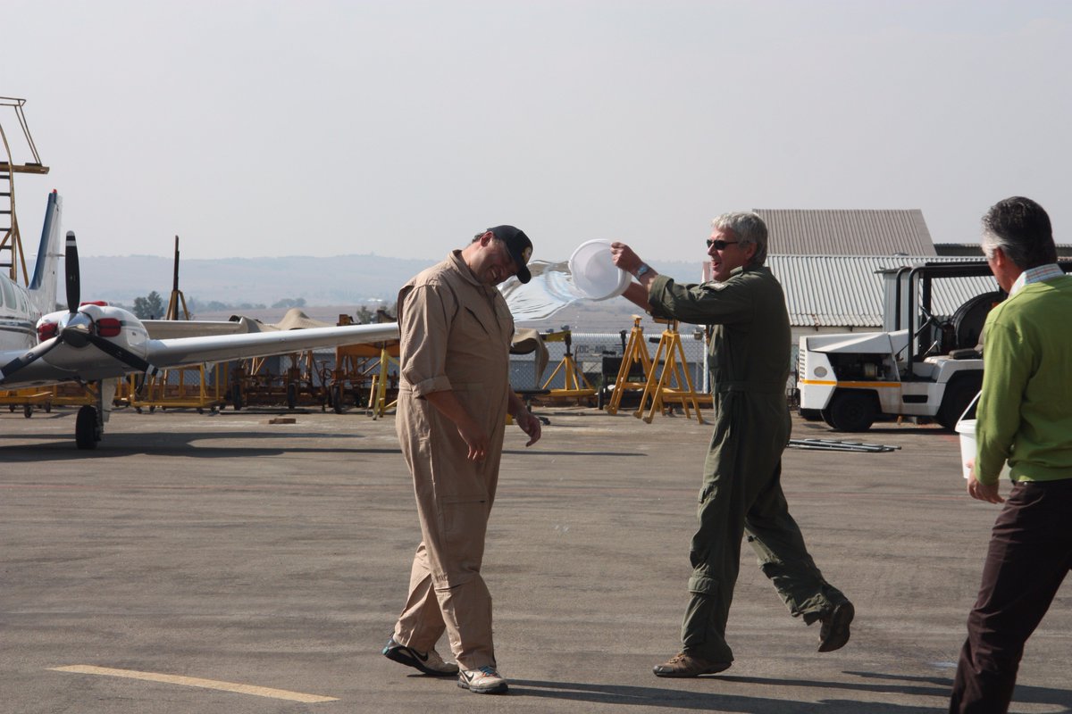 Congratulations! <a href="/Fly_NAC/">NAC</a>'s Director JP Fourie receiving his Bosbok conversion