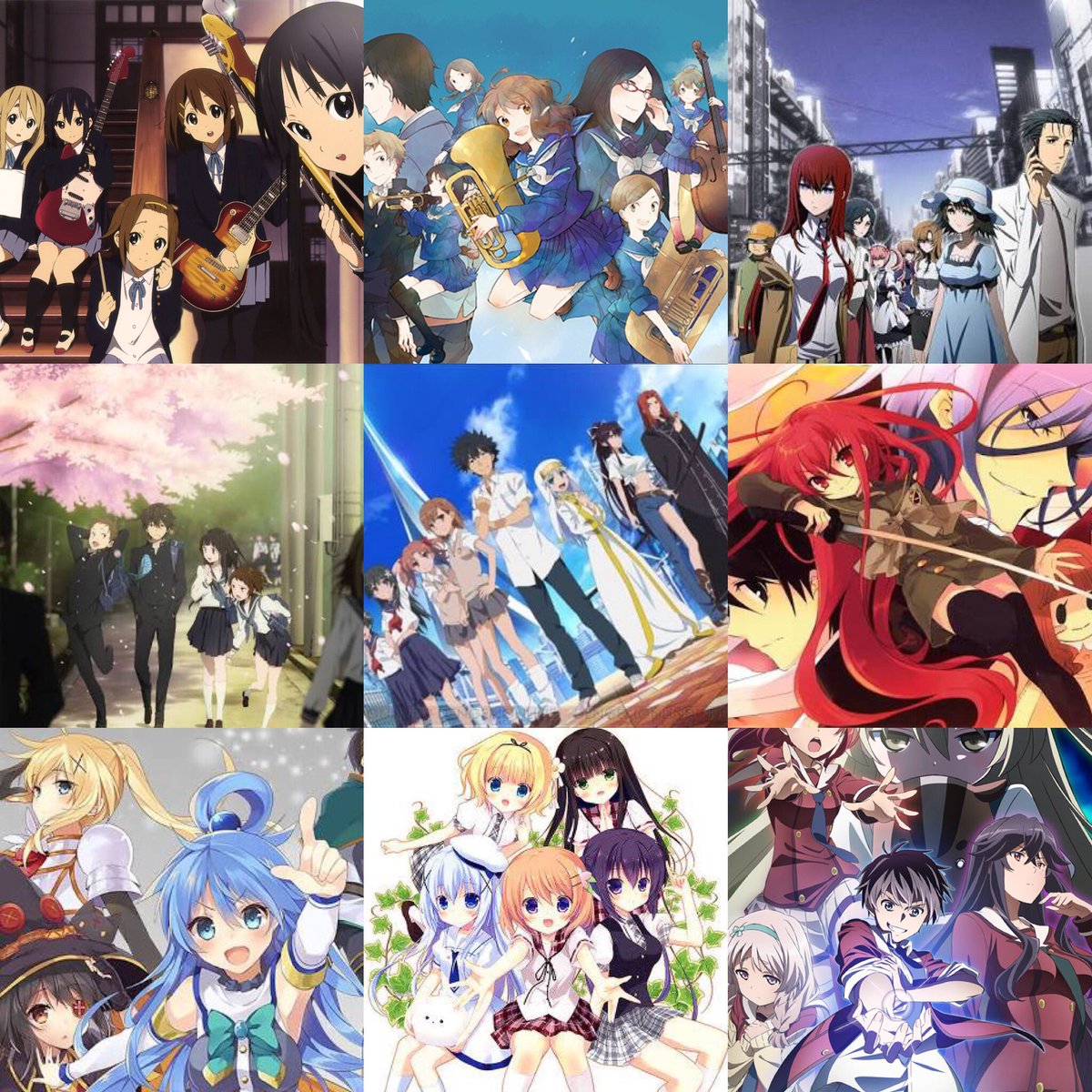 どりーむ ネロ祭頑張る子 代表的なアニメ集めたやつ 好きなアニメあったらrt アニメ好きな人と繋がりたい Rtした人全員フォローする