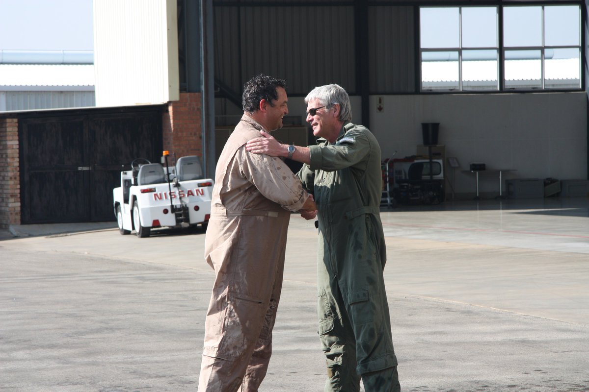 JP Fourie receiving his Bosbok conversion